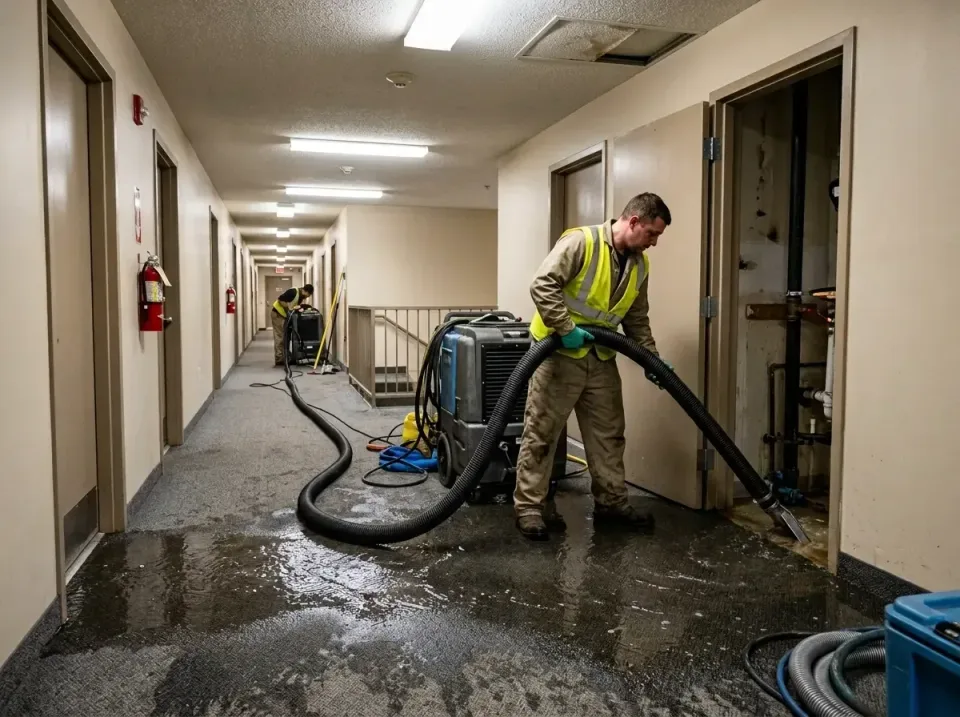 multi-unit-apartment-hallway-f-005 — frequently asked questions, Emergency Burst Pipe Water Extraction & Removal in Demopoli…